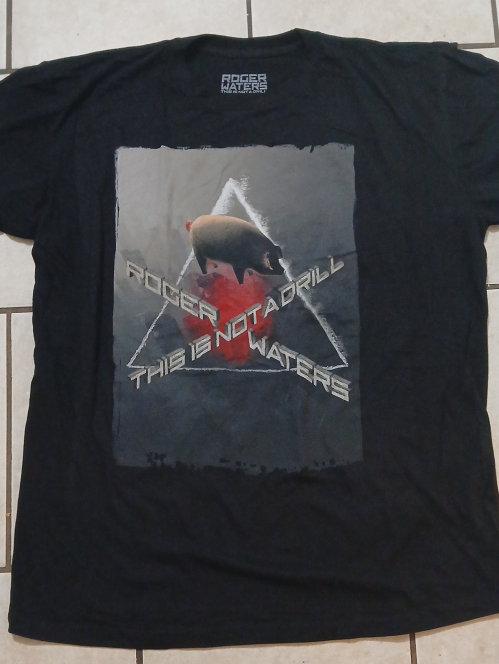 ROGER WATERS Unisex This Is Not A Drill Licensed Band Graphic Tshirt NEW